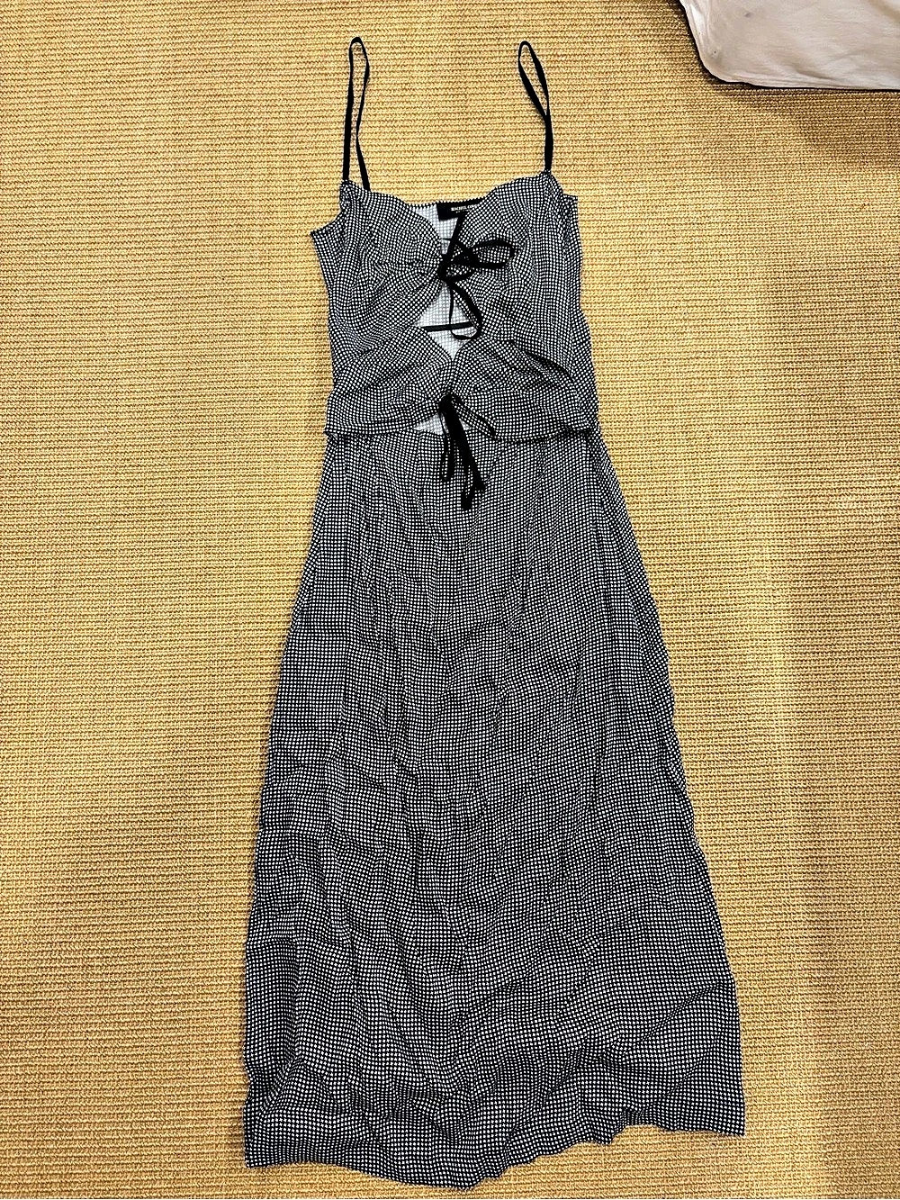 Rachel Comey Geometric Maxi Dress in Black & White Like New